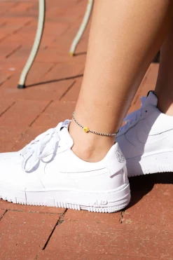Dainty Smiley Face Anklet