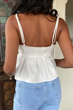 Denim Babydoll Cami Top