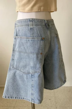 Denim Bermuda Shorts by For Good
