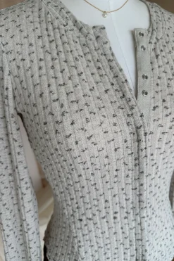 Ditsy Floral Long Sleeve Top
