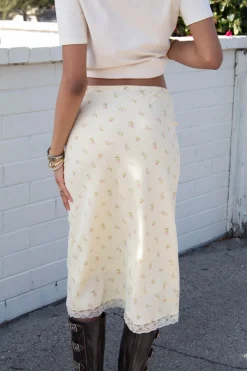 Ditsy Floral Midi Skirt