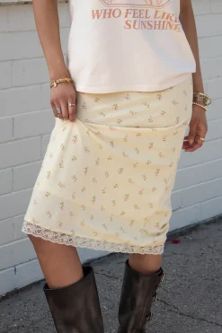 Ditsy Floral Midi Skirt