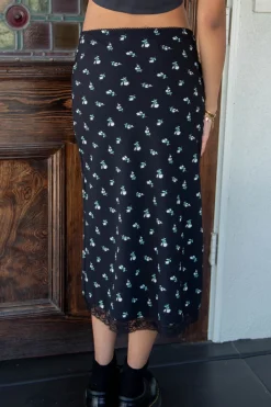 Ditsy Floral Midi Skirt