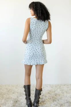 Ditsy Floral Sleeveless Dress