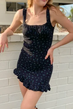 Ditsy Floral Sleeveless Dress