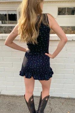 Ditsy Floral Sleeveless Dress