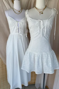 Embroidered Cami Mini Dress