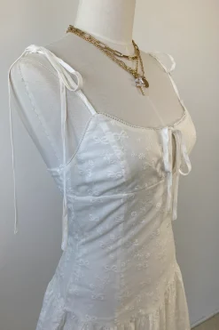 Embroidered Cami Mini Dress