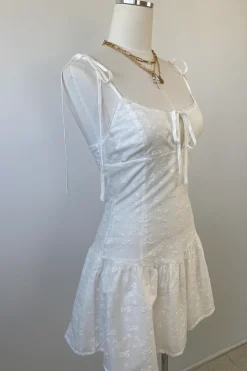 Embroidered Cami Mini Dress