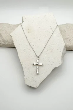 Everyday Silver Cross Necklace