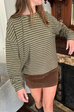 Faux Suede Mini Skort