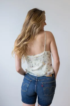 Floral Button Top