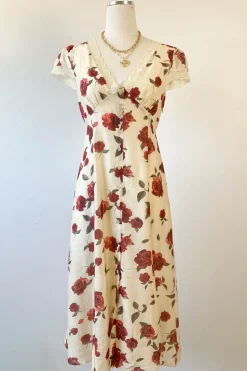 Floral Button Up Dress