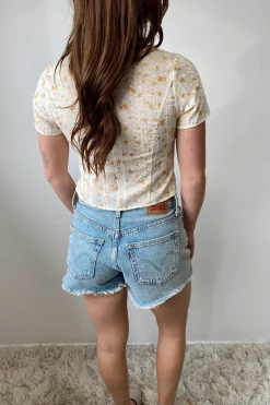 Floral Button Up Top