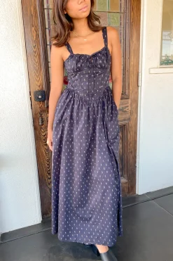 Floral Corset Maxi Dress