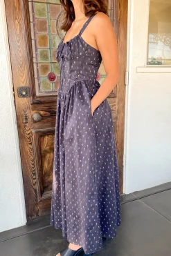 Floral Corset Maxi Dress