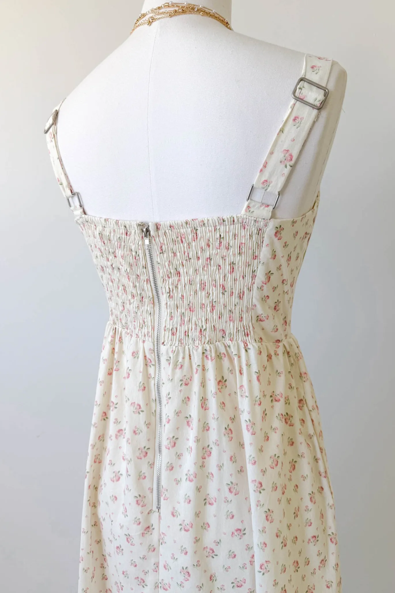Floral Corset Maxi Dress