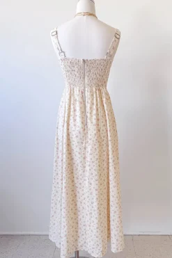 Floral Corset Maxi Dress