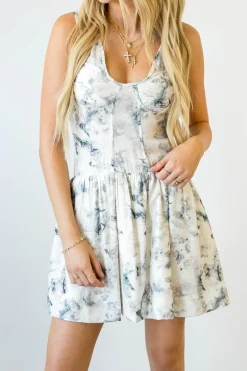Floral Corset Mini Dress