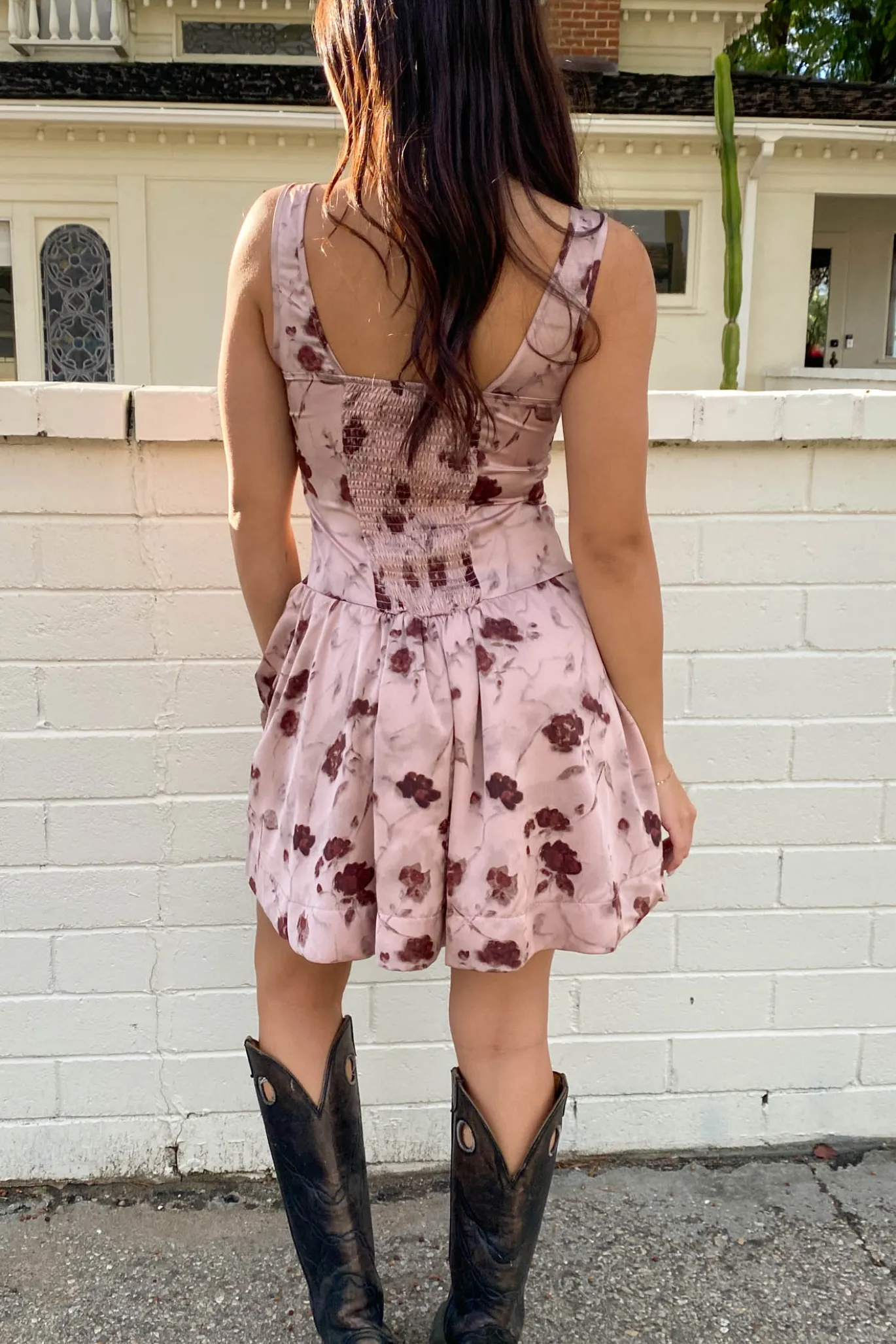 Floral Corset Mini Dress