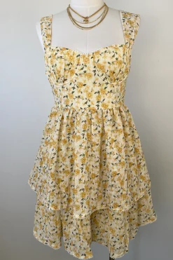 Floral Corset Mini Dress