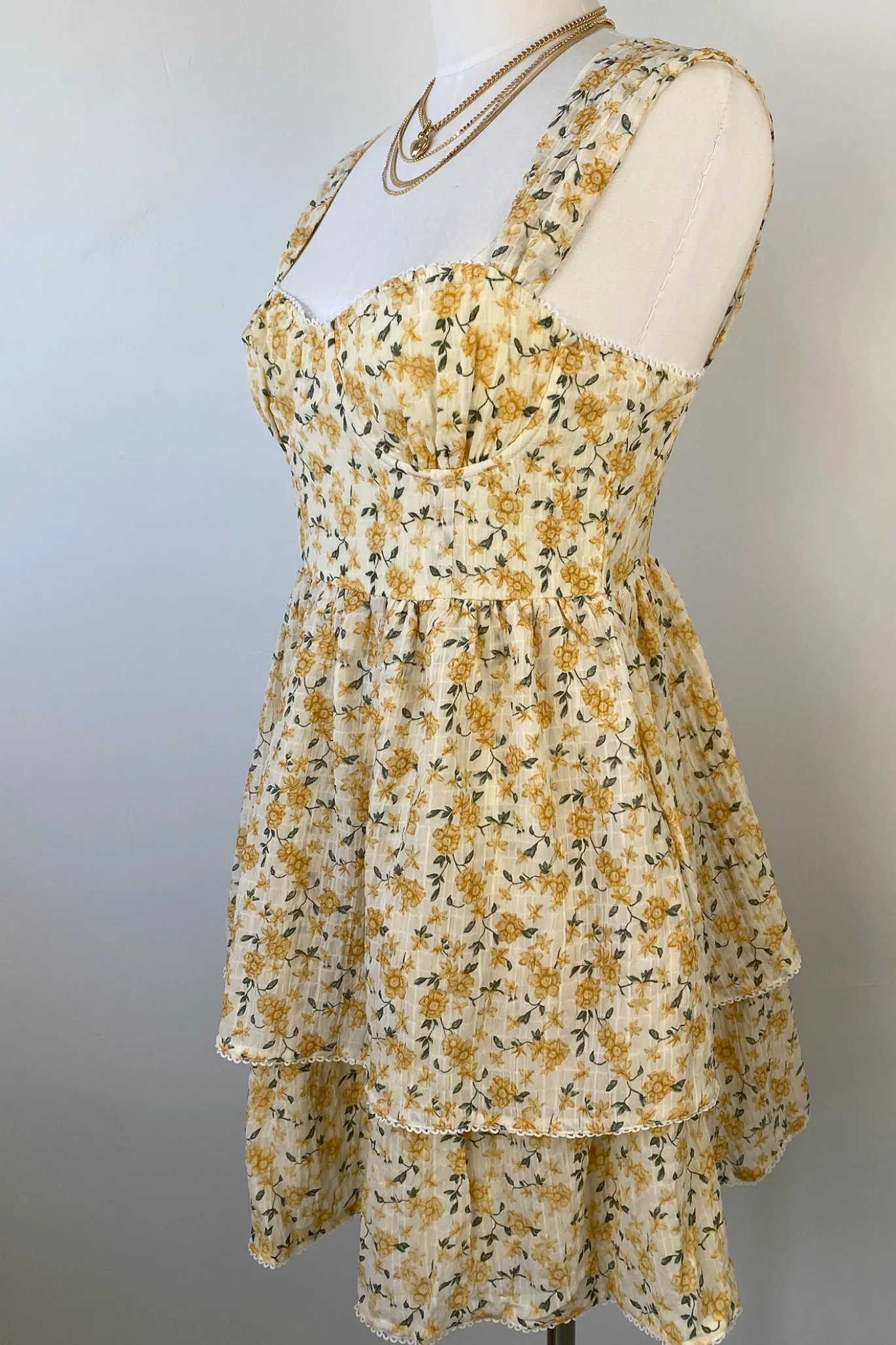 Floral Corset Mini Dress