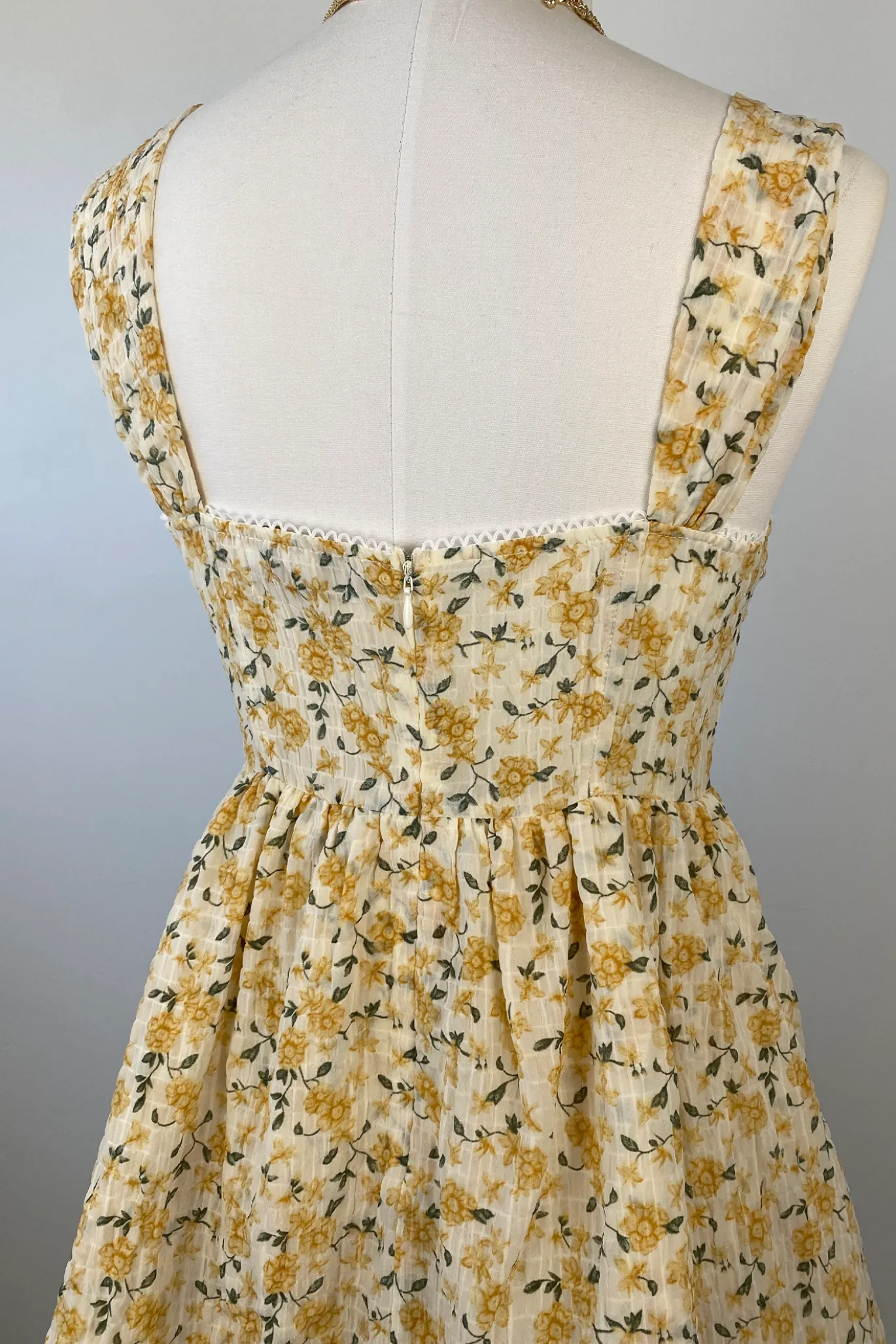 Floral Corset Mini Dress