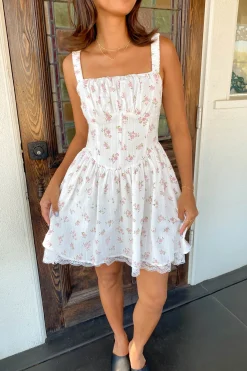 Floral Corset Mini Dress