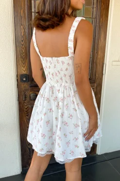 Floral Corset Mini Dress