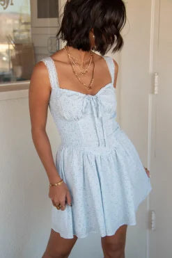 Floral Corset Mini Dress