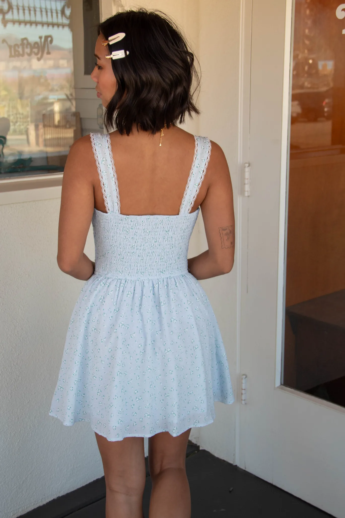 Floral Corset Mini Dress