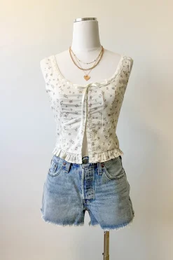 Floral Corset Top