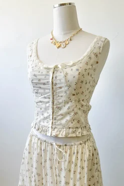 Floral Corset Top