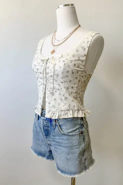 Floral Corset Top