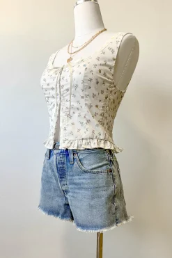 Floral Corset Top