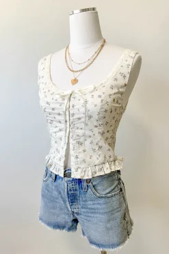 Floral Corset Top