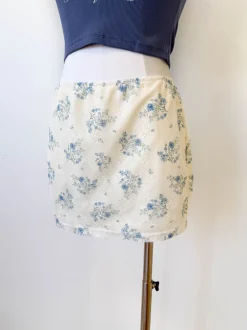 Floral Lace Mini Skirt