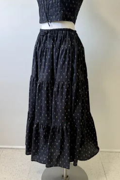 Floral Midi Skirt