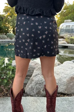 Floral Mini Skirt