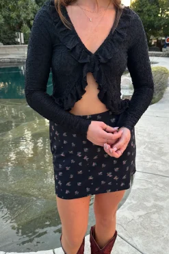 Floral Mini Skirt