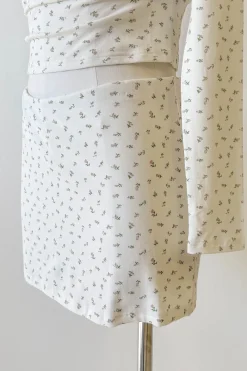 Floral Mini Skirt