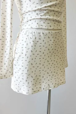 Floral Mini Skirt