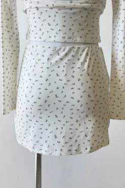 Floral Mini Skirt