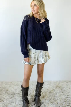 Floral Mini Skort