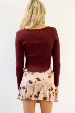Floral Mini Skort