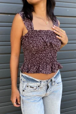 Floral Smocked Cami Top