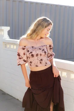Floral Smocked Top