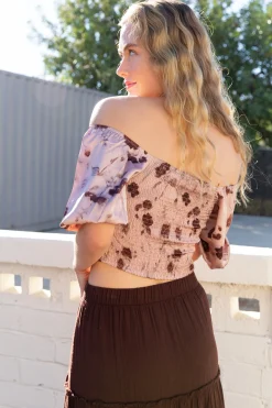 Floral Smocked Top