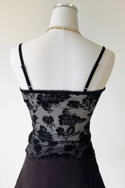 Floral Stretch Lace Top