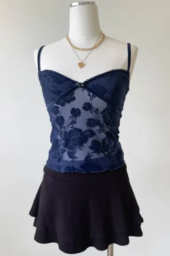 Floral Stretch Lace Top